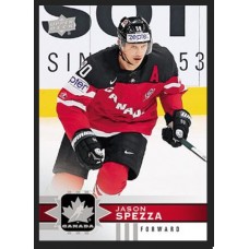 13 Jason Spezza Base Set 2017-18 Canadian Tire Upper Deck Team Canada